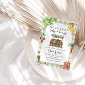 Das "Grown Baby" auf dem "Way-Rustic Farm Theme" Einladung