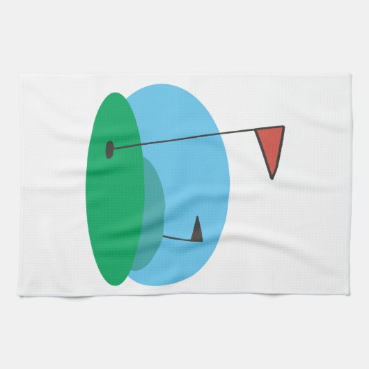 Das Grün Handtuch (Horizontal)