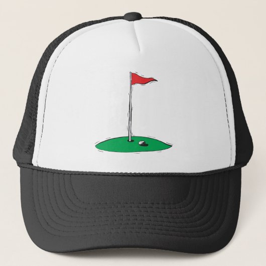 Das Grün Truckerkappe (Vorderseite)