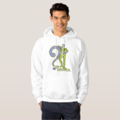 Das Grün von Riddler & Logos Hoodie (Vorne ganz)