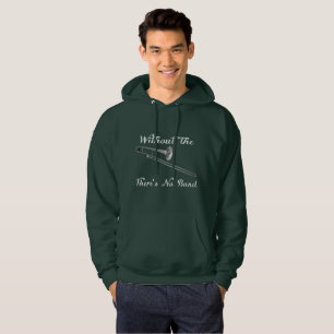 Das grundlegende dunkle mit Kapuze Sweatshirt der