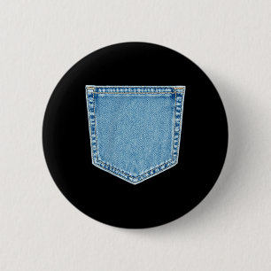 Das grundlegende Jeansfarbdendesign gefälschte Den Button