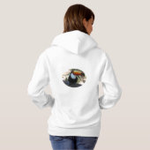 Das grundlegende mit Kapuze Sweatshirt Toucan (Schwarz voll)