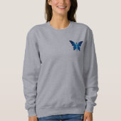 Das grundlegende Sweatshirt der blauen Feenfrauen (Vorderseite)