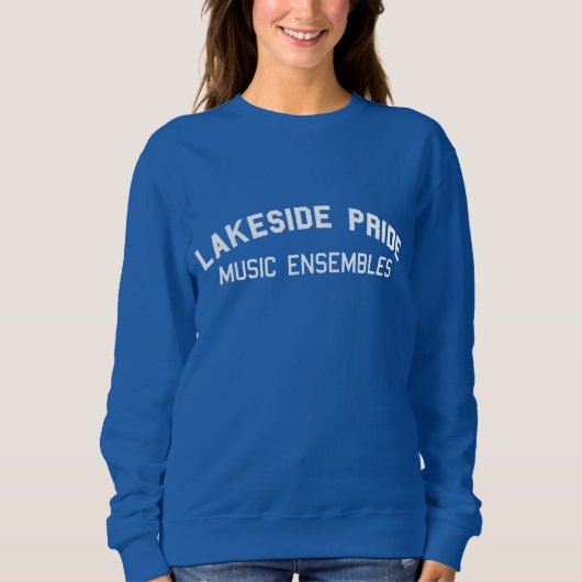 Das grundlegende Sweatshirt der Frauen (Vorderseite)