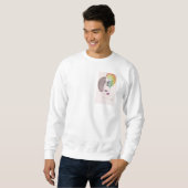 Das grundlegende Sweatshirt der Männer groß (Vorne ganz)