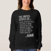 Das grundlegende Sweatshirt dunkler Frauen (Vorderseite)