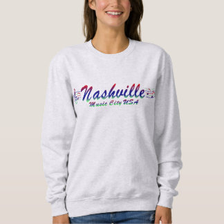 Das grundlegende Sweatshirt Nashville-Musik-Stadt