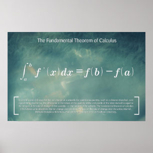 Das Grundlegende Theorem der Analysis - Mathematik Poster