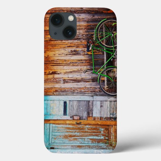 Das grüne Fahrrad-1 Case-Mate iPhone Hülle (Rückseite)