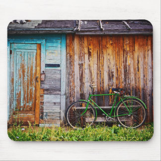 Das grüne Fahrrad 1 Mousepad