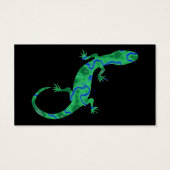 Das grüne Gecko Art Déco (Rückseite)