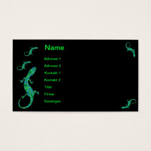 Das grüne Gecko Art Déco