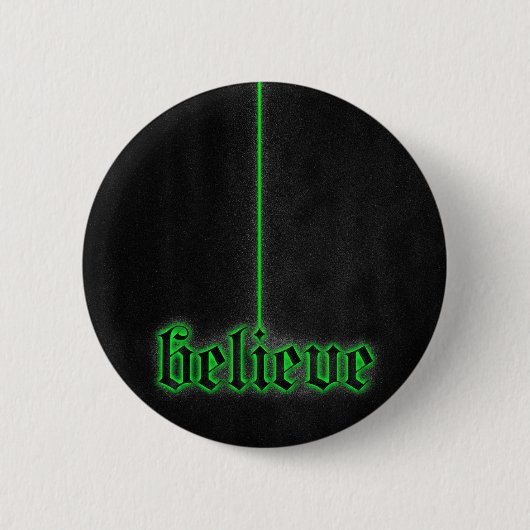 Das grüne Glühen glauben Button (Vorderseite)