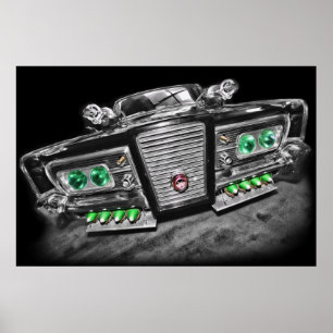 Das grüne Hornet - Schwarze Schönheit Poster