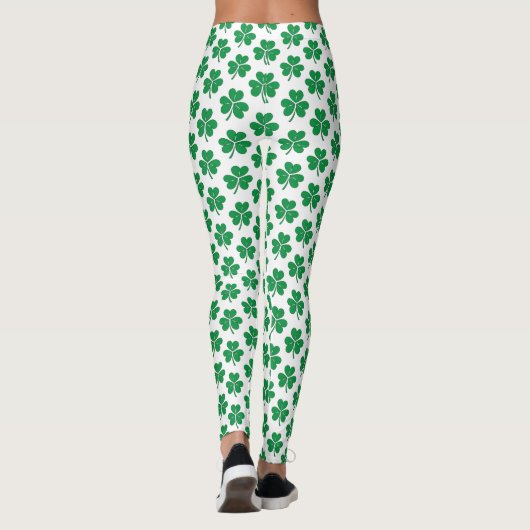 Das grüne Kleeblatt - St Patrick's Day Leggings (Rückseite)