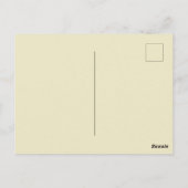 Das grüne Kleeblatt Vintag St. Patrick's Day Postkarte (Rückseite)