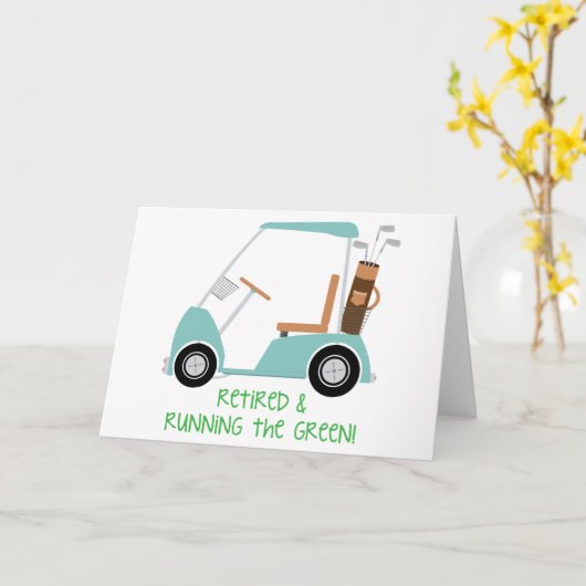 Das Grüne laufen Karte (Gelbe Blume)