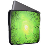 Das grüne Licht des Waldes Laptopschutzhülle (Vorne Rechts)