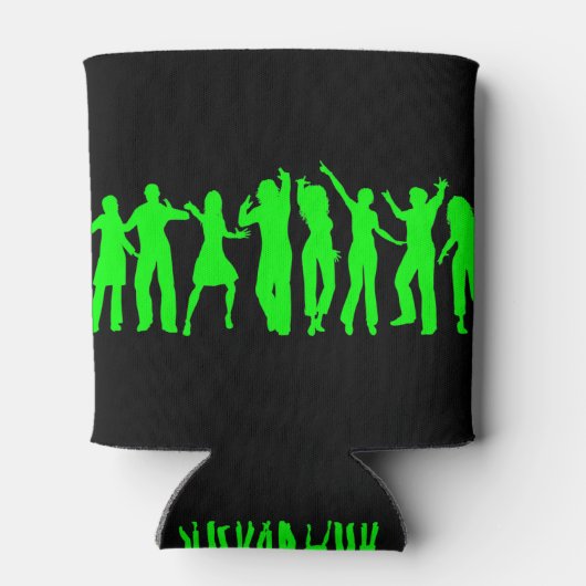 Das grüne Party Dosenkühler (Rückseite)