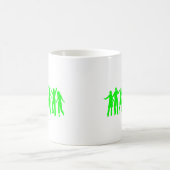 Das grüne Party Kaffeetasse (Mittel)