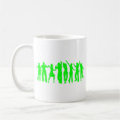 Das grüne Party Kaffeetasse (Links)