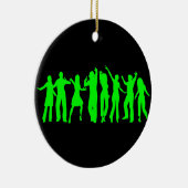 Das grüne Party Keramikornament (Rechts)