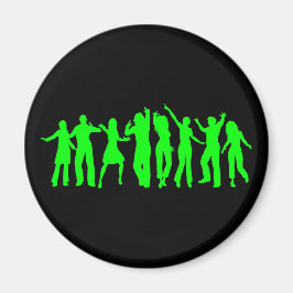 Das grüne Party Magnet