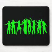 Das grüne Party Mousepad (Vorne)