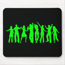 Das grüne Party Mousepad