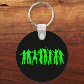 Das grüne Party Schlüsselanhänger (Vorderseite)