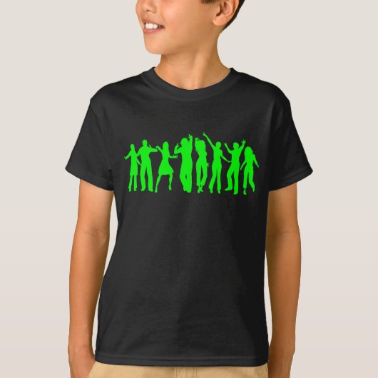 Das grüne Party T-Shirt (Vorderseite)