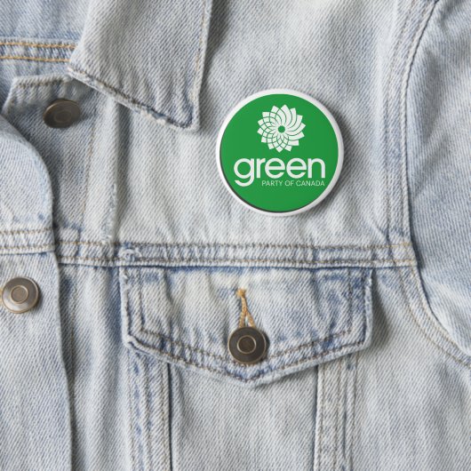 Das grüne Party von Kanada-Logo Button (Beispiel)