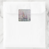Das grüne Segel, Venedig, 1904 Quadratischer Aufkleber (Tasche)