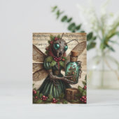 Das gruselige Weihnachtsinsekt Postkarte (Stehend Vorderseite)