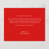 Das Gruß des Haushaltsklassikers Valentine mit Fot (Rückseite)