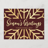 Das Grußgeschäft der einfachen Jahreszeit Postkarte (Vorderseite)