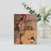 Das gry Rabbit Postkarte (Stehend Vorderseite)