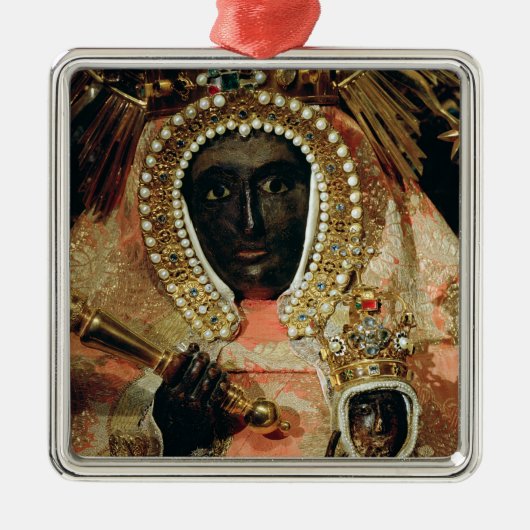Das Guadalupe Madonna Silbernes Ornament (Vorne)