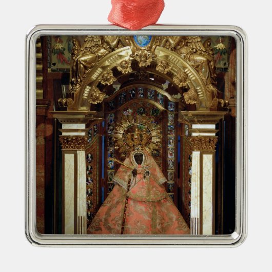Das Guadalupe Madonna Silbernes Ornament (Vorne)