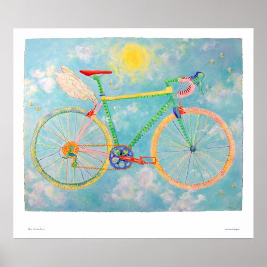 Das Guardian Bike Print Poster (Vorne)