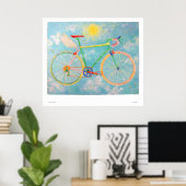 Das Guardian Bike Print Poster (Heimbüro)
