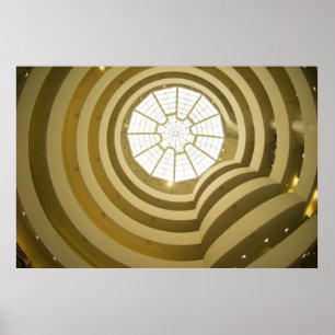 Das Guggenheim Museum - Plakat