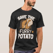 Das Guinea-Schweinefleisch von Furry Potato gerett T-Shirt (Vorderseite)