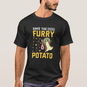 Das Guinea-Schweinefleisch von Furry Potato gerett T-Shirt