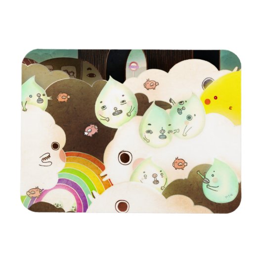 Das gute alte britische Wetter 2014 Magnet (Horizontal)