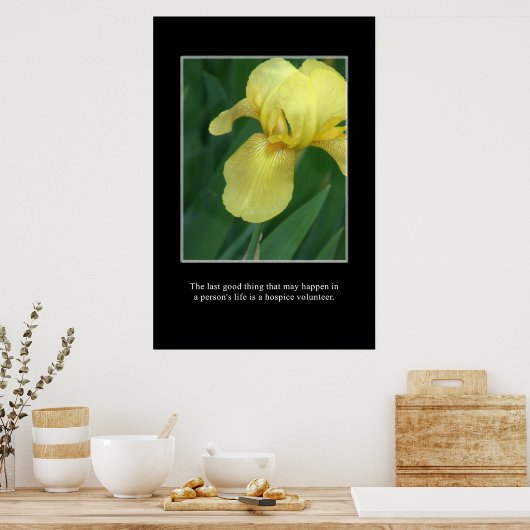 Das Gute an einem Freiwilligen im Krankenhaus Poster (Küche)