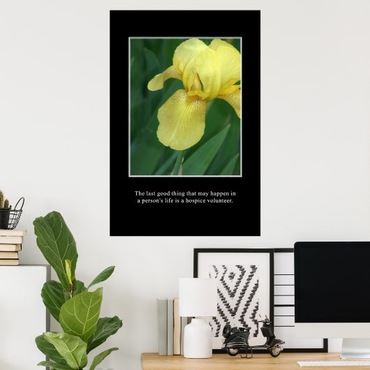 Das Gute an einem Freiwilligen im Krankenhaus Poster (Heimbüro)