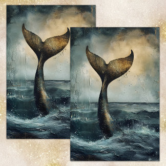 DAS GUTE DECOUPAGE-GEWEBEPAPIER DES MERMAID SEIDENPAPIER