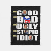 Das Gute ist schlecht, je übel die Dummköpfe die U Fleecedecke (Vorderseite)